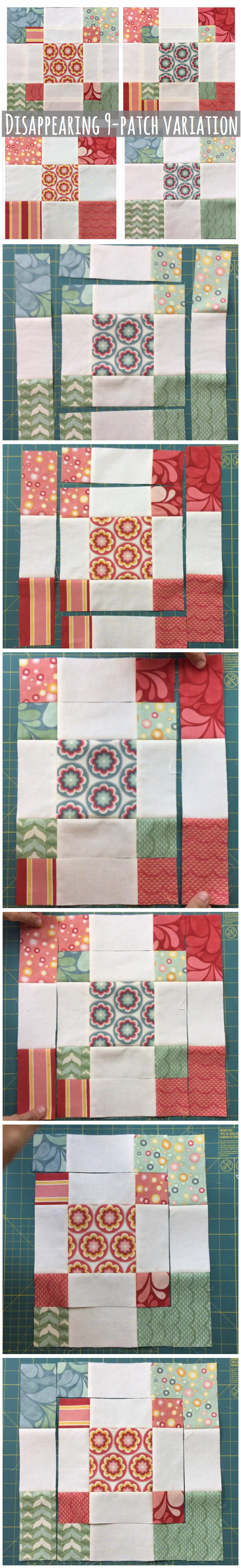 Disappearing 9-patch variation block