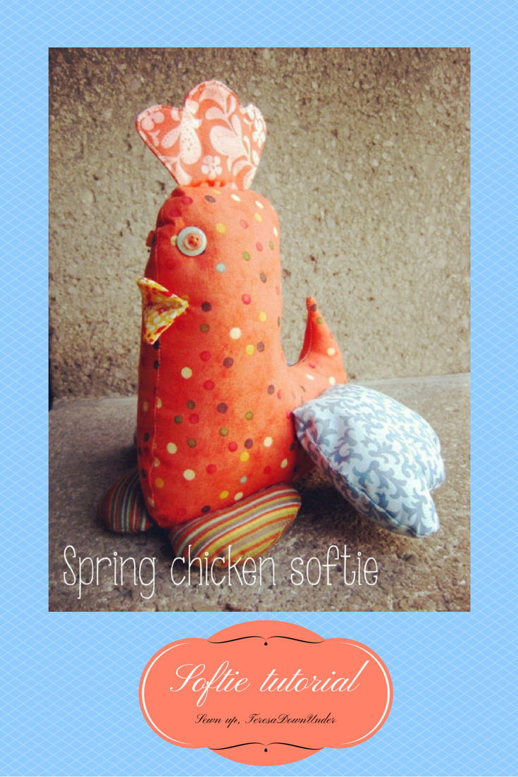Chicken softie - free pattern