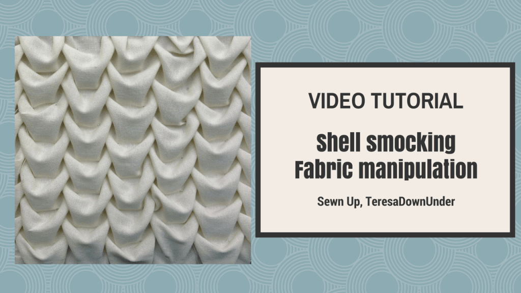 Shell Smocking Video tutorial: shell smocking – teresadownunder.com