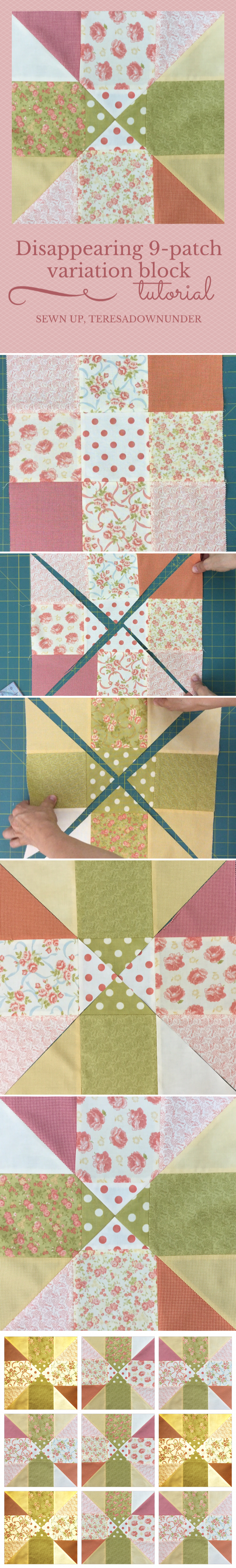 Disappearing 9-patch variation