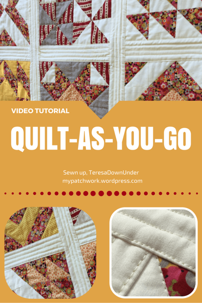 Video tutorial: Quilt-as-you-go (QAYG), the easiest way to finish your quilt on a domestic machine