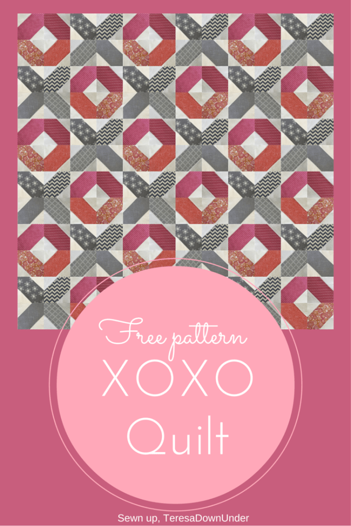 XOXO quilt- free pattern 