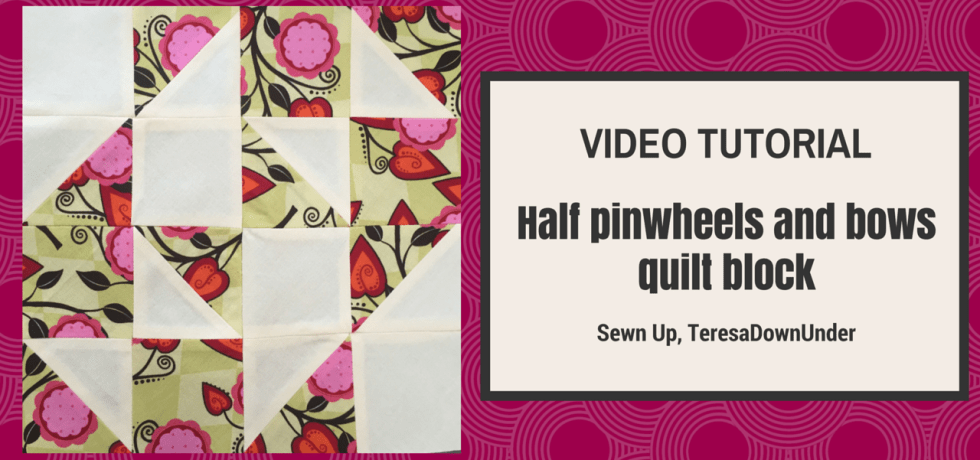 s and bows quilt block tutorial