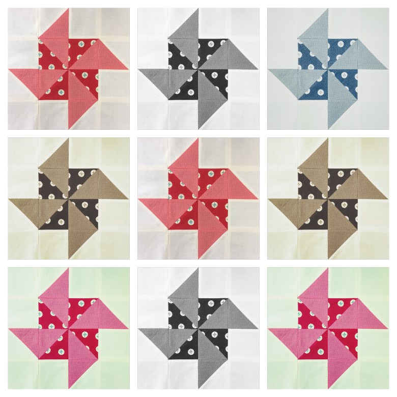 Quick and easy paper pinwheel quilt block video tutorial