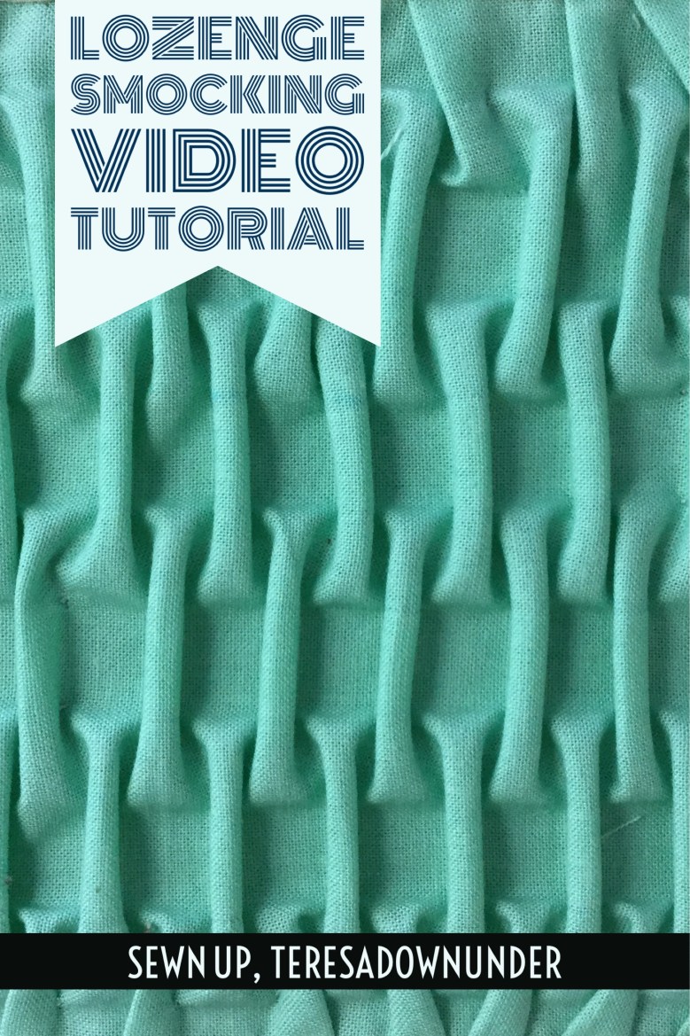 Video tutorial: lozenge smocking