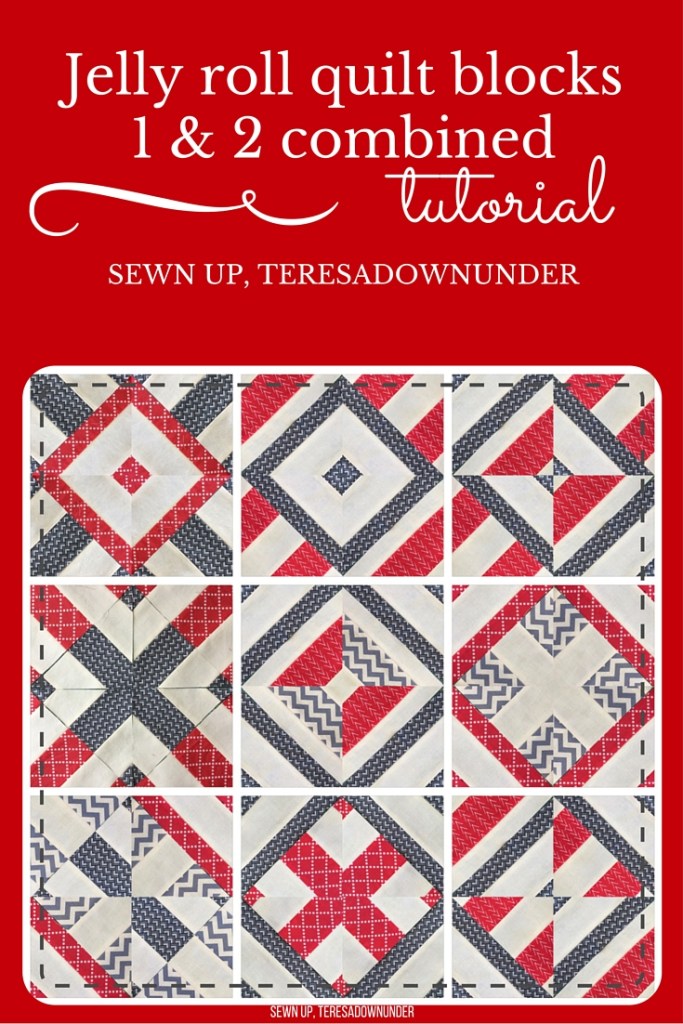 Video tutorial: quick and easy jelly roll 1 and 2 combination