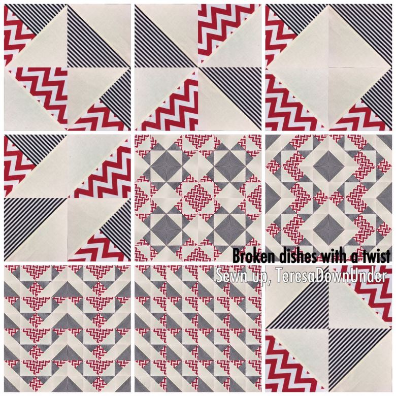 Video tutorial: broken dishes with a twist - quick and easy block