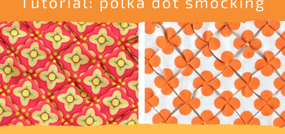 Video tutorial: polka dot smocking - quick and easy texture for your quilts