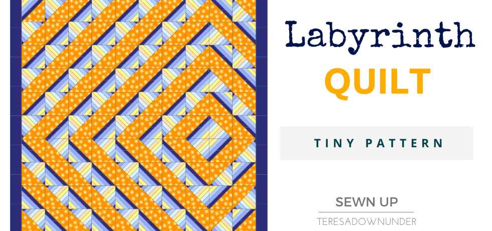 Labyrinth quilt pattern