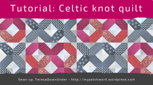 Celtic knots quilt tutorial