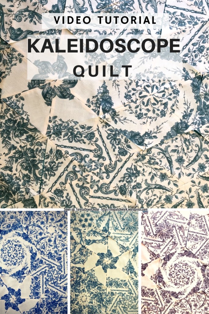Video tutorial: quick and easy kaleidoscope quilt