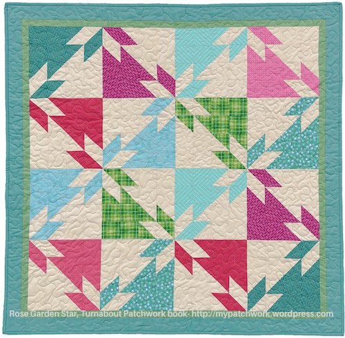 Rose garden star - Turnabout Patchwork book, Teresa Mairal-Barreu