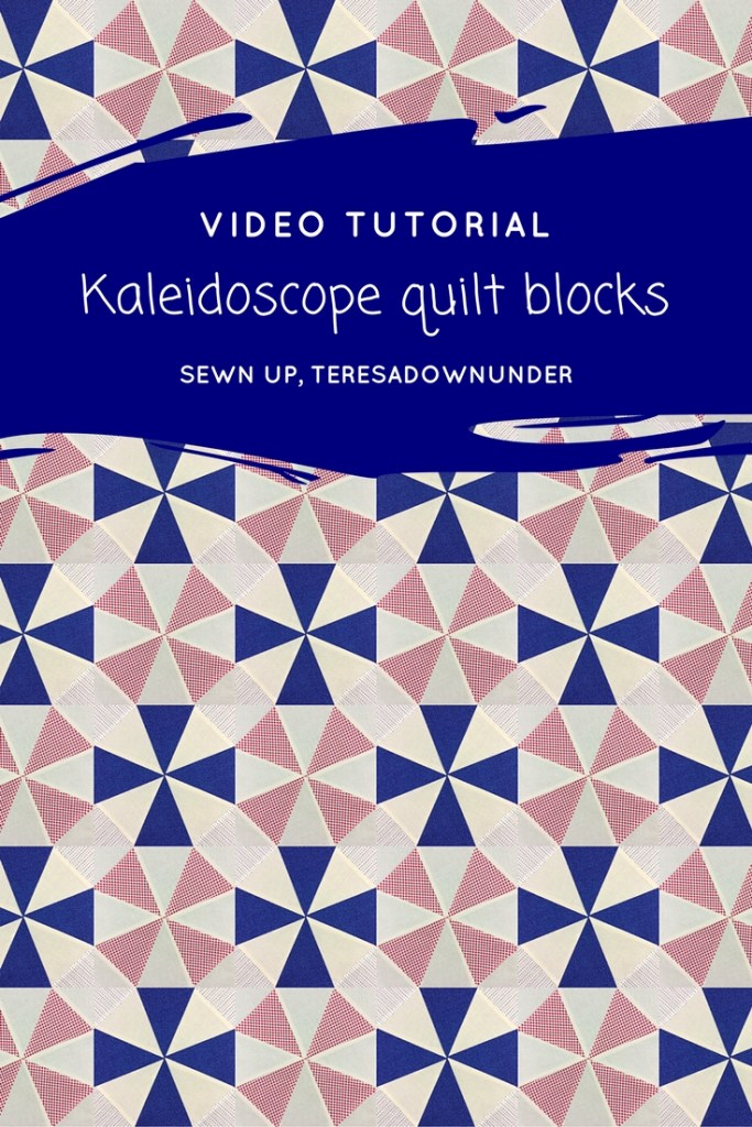 Video tutorial: Kaleidoscope quilt blocks