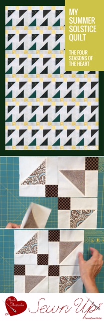 Quilt pattern: The four seasons of the heart - 1 pattern 4 quilts