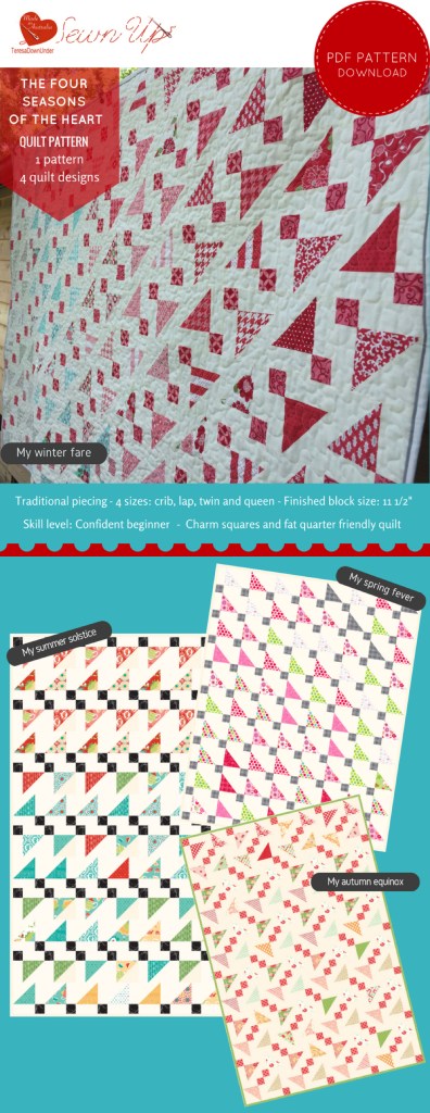 Quilt pattern: The four seasons of the heart