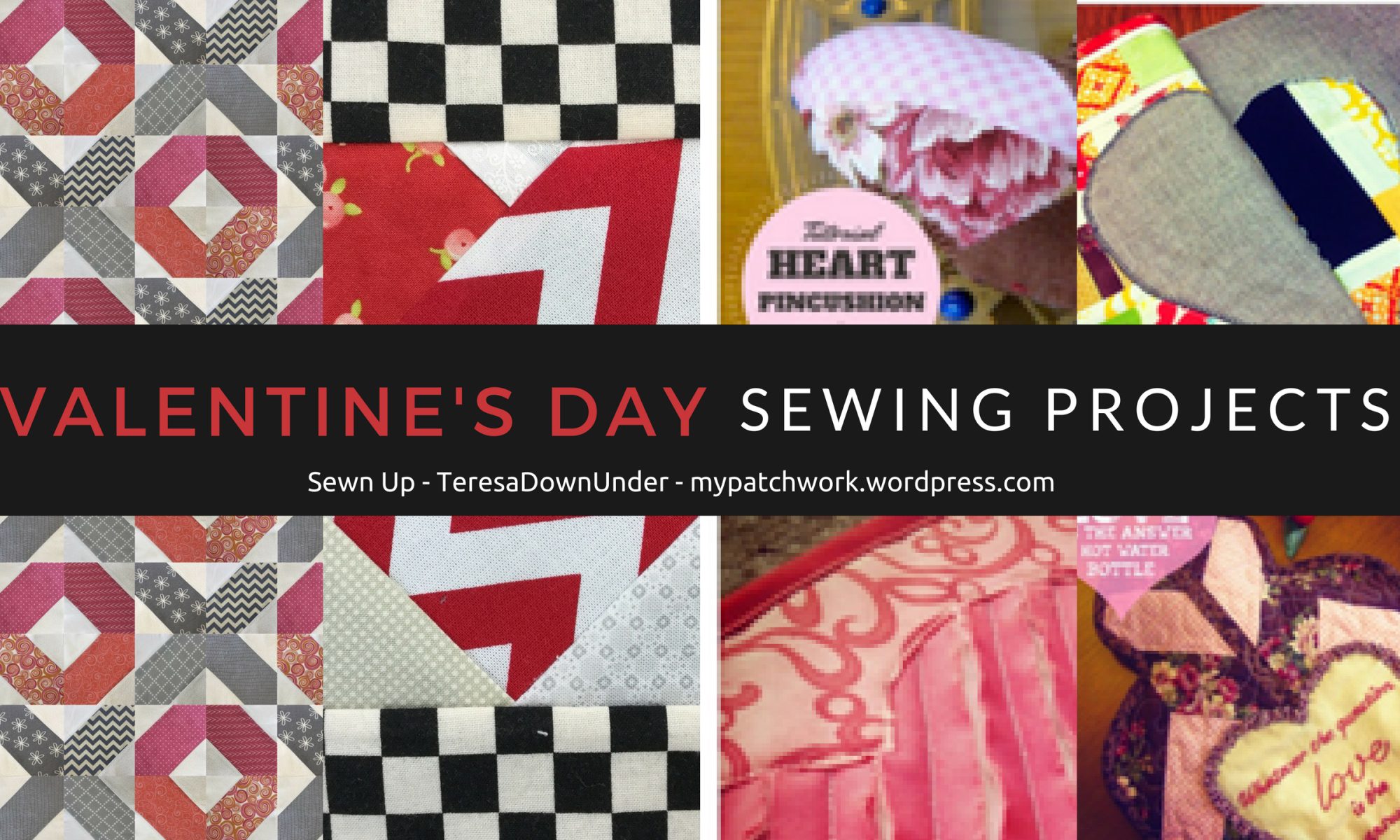 Free Valentine's Day sewing projects - quick and easy sewing