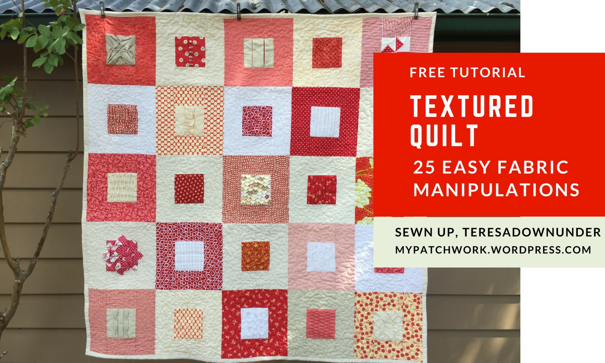 Textured quilt - 25 free tutorials