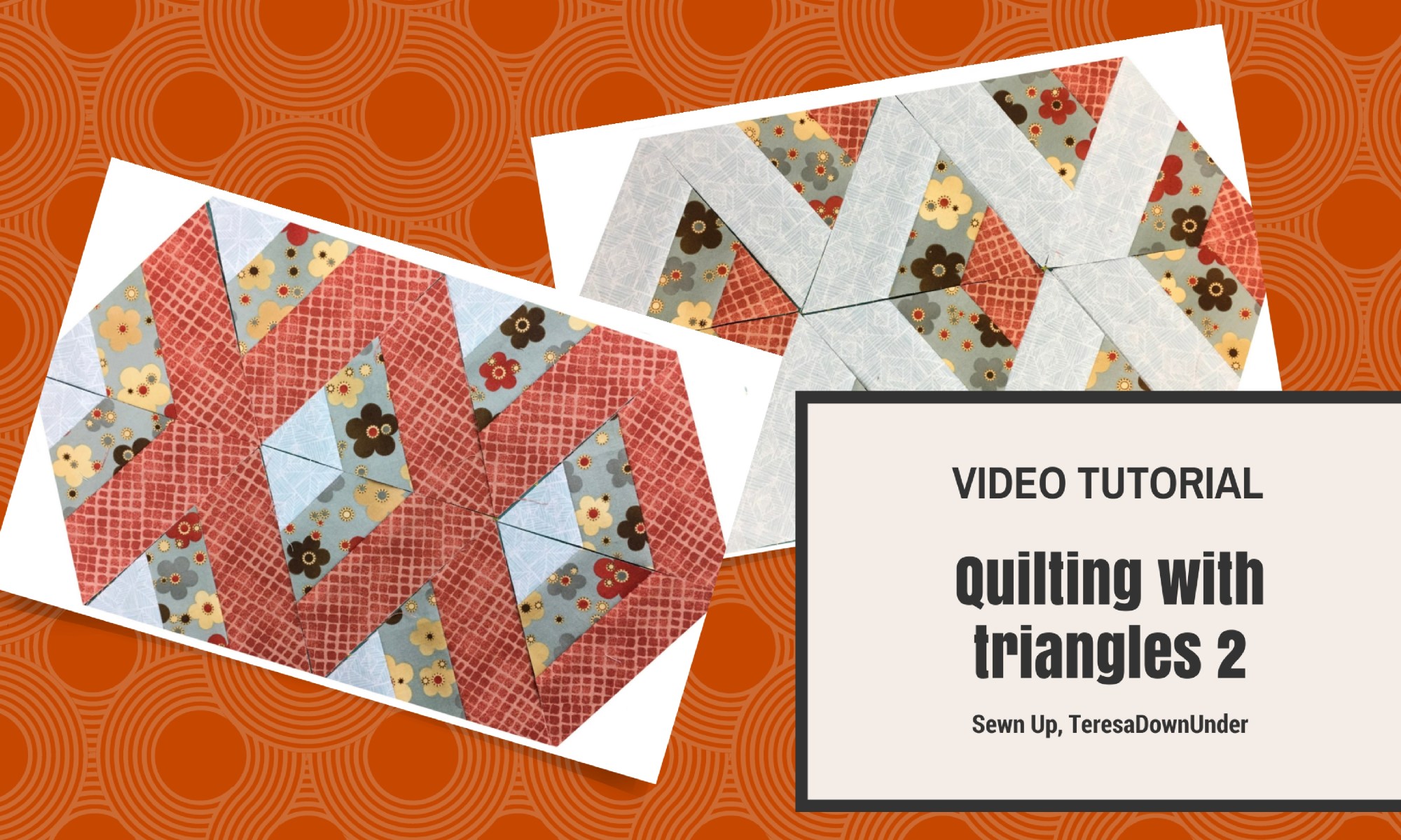 Video tutorial: Quilting with triangles 2