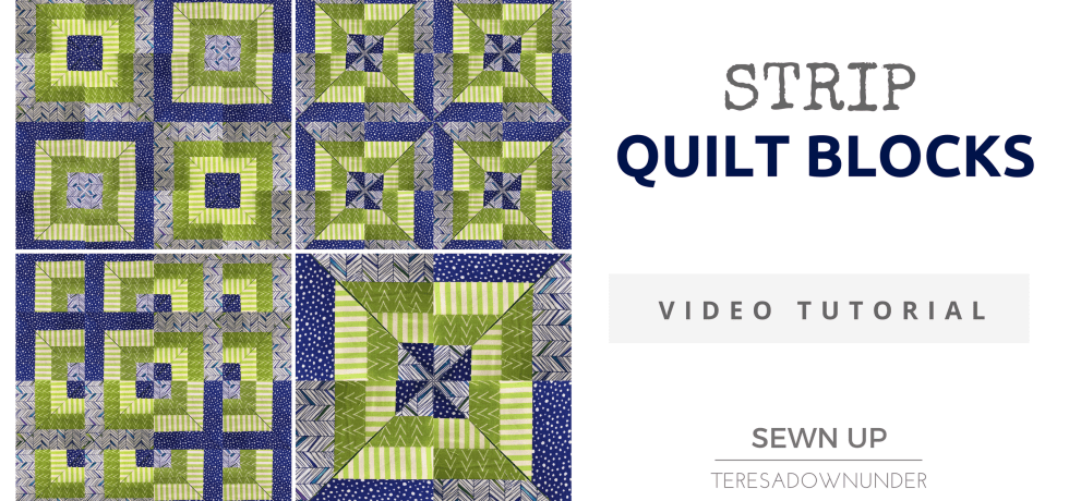 Video tutorial: Strip quilt blocks