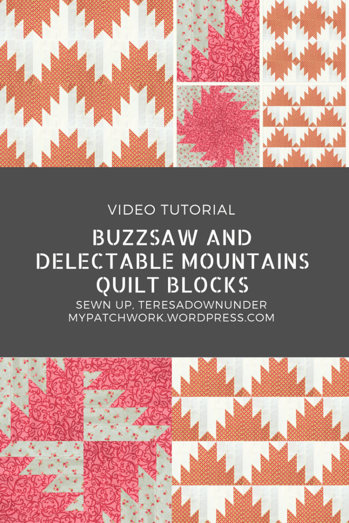Video tutorial: Buzzsaw block and delectable mountains block
