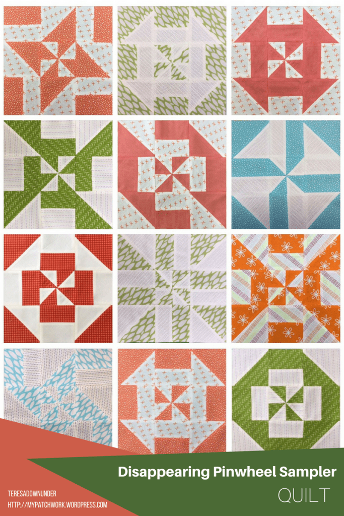 Tutorial: Disappearing pinwheel sampler quilt
