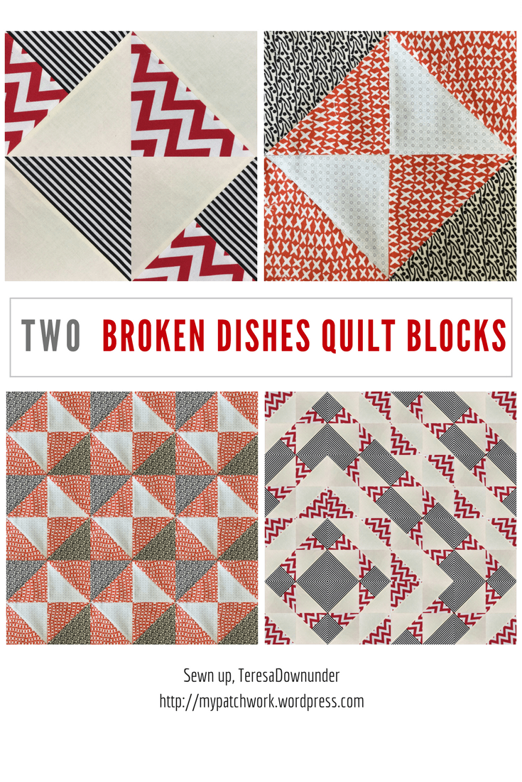 Video tutorial: 2 broken dishes quilt blocks - quick and easy quilting