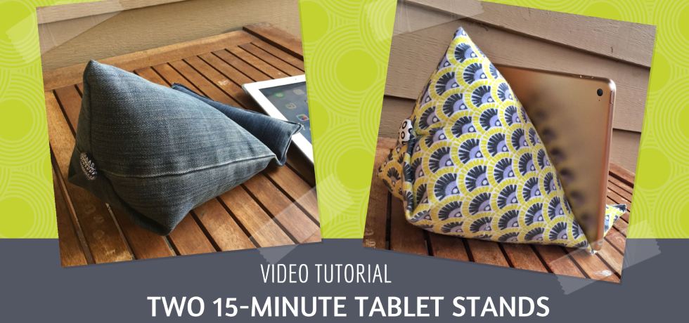 Video tutorial: make 2 tablet stands in 15 minutes