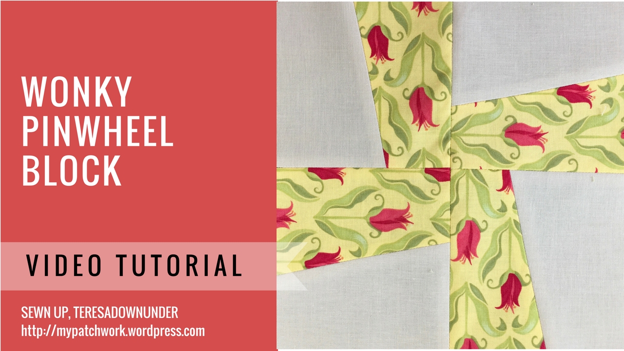 Video tutorial: Wonky pinwheel block