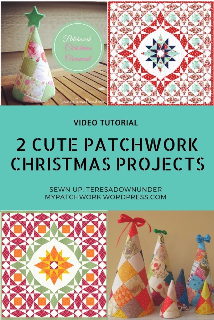 Video tutorial: 2 cute patchwork Christmas projects