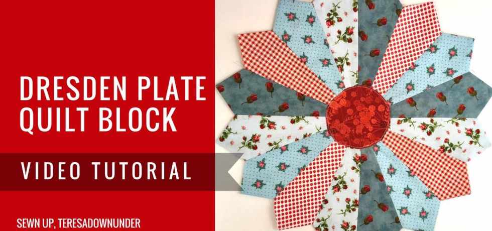 Video tutorial: Dresden plate quilt block
