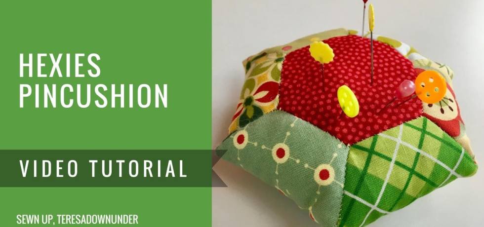 Video tutorial: Hexies pincushion - English Paper Piecing (EPP)