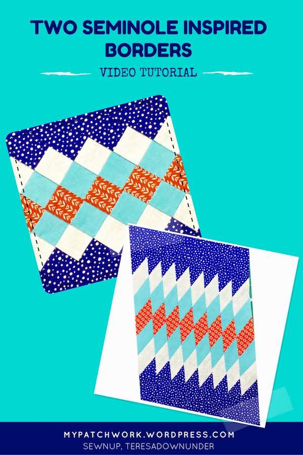 Video tutorial: Two seminole inspired borders