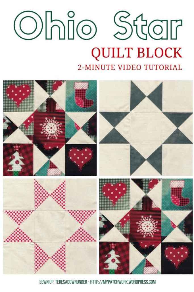 Video tutorial: Ohio Star quilt block