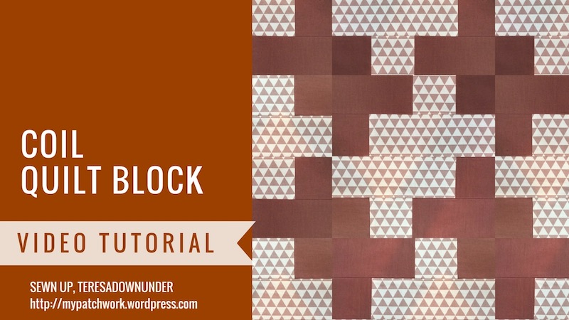 Coil quilt block video tutorial