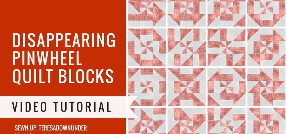 Video tutorial: Disappearing pinwheel quilt blocks