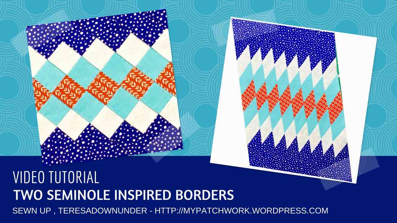 Video tutorial: Two seminole inspired borders