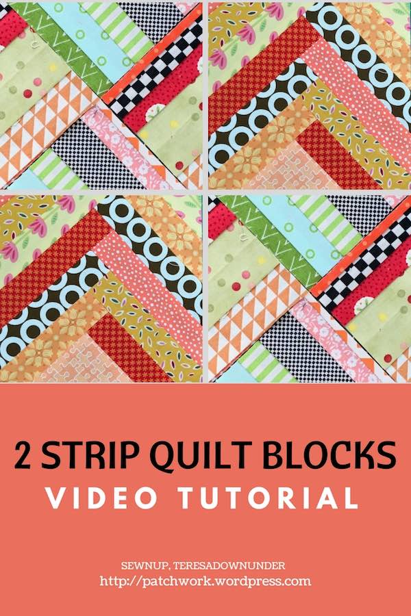 Quick and easy strip blocks - video tutorial