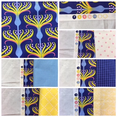 Mysteries Down Under quilt - choosing fabrics