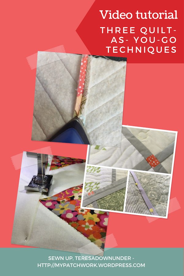 3 Quilt as you go techniques