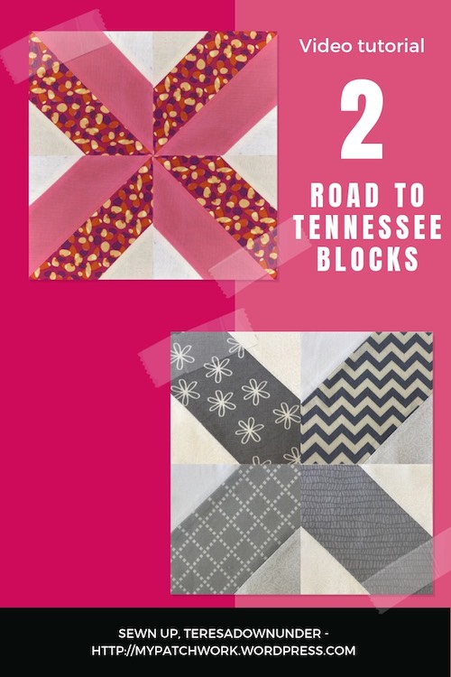 Road to Teneessee quilt blocks