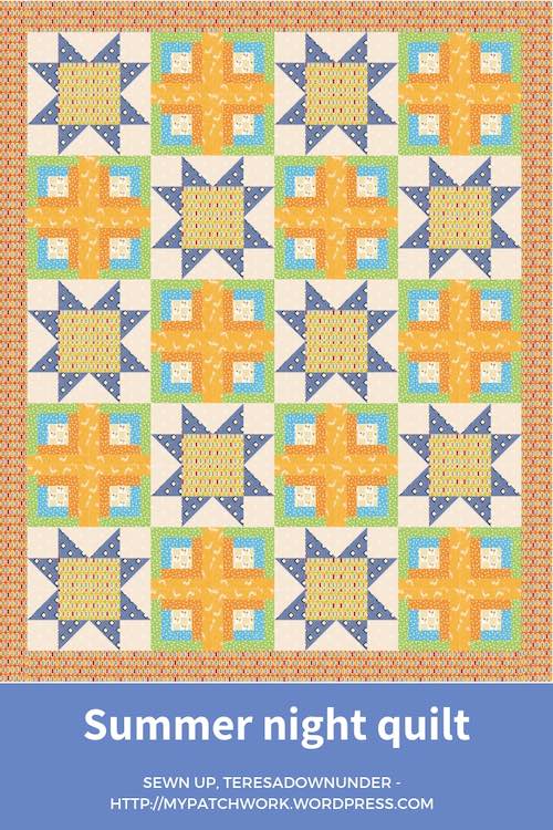 Summer night quilt pattern