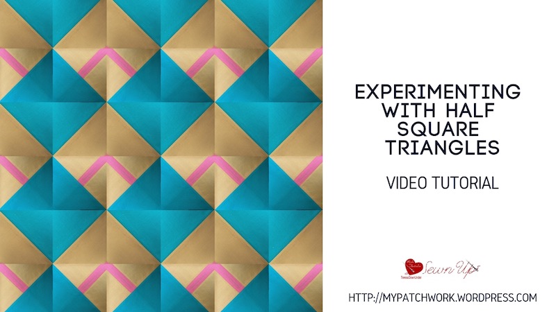 Experimenting with half square triangles