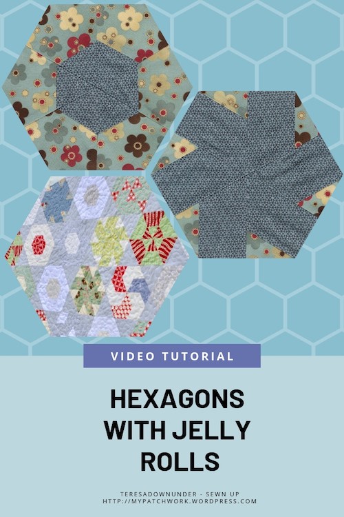 hexagons with jelly rolls