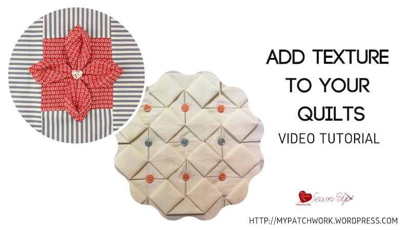 Add texture to your quilts - 2 fabric folding techniques video tutorial