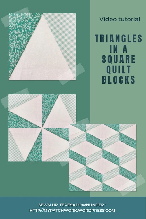 Triangles in a square video tutorial
