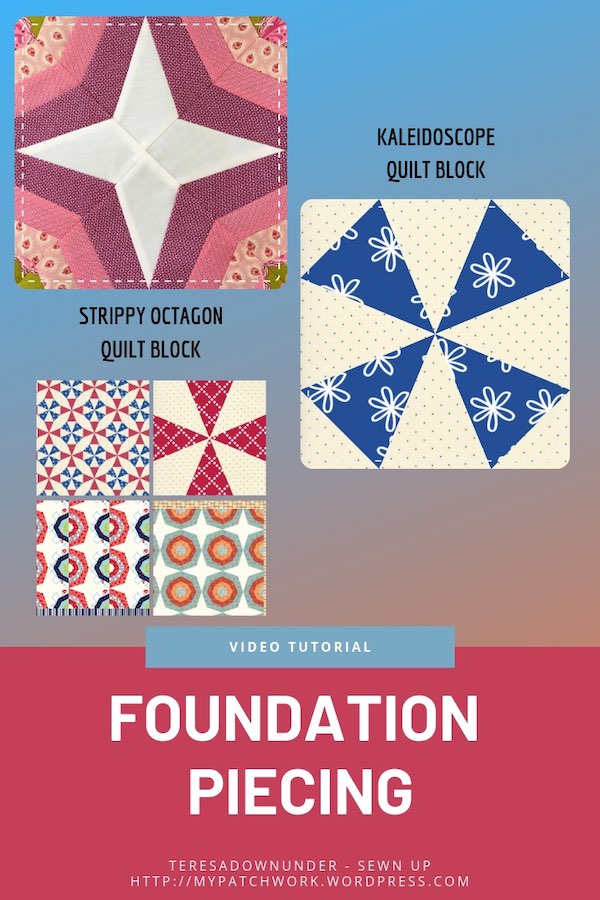 Foundation piecing video tutorial