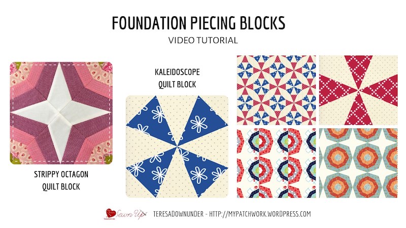 Foundation piecing video tutorial