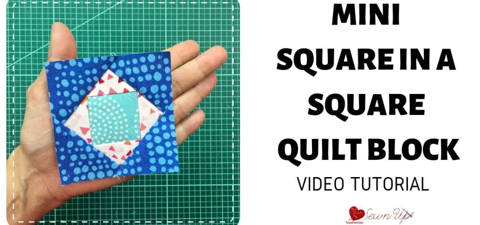 Mini Square in a Square quilt block