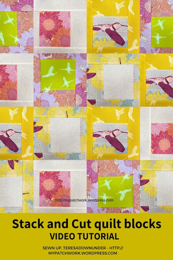 Stack and cut quilt blocks