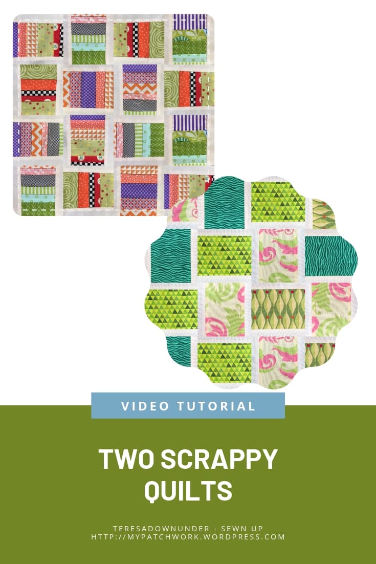 Two scrappy quilts - video tutorial